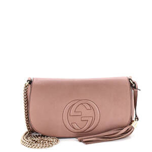 Gucci Soho Chain Crossbody Bag Leather #203497G11B